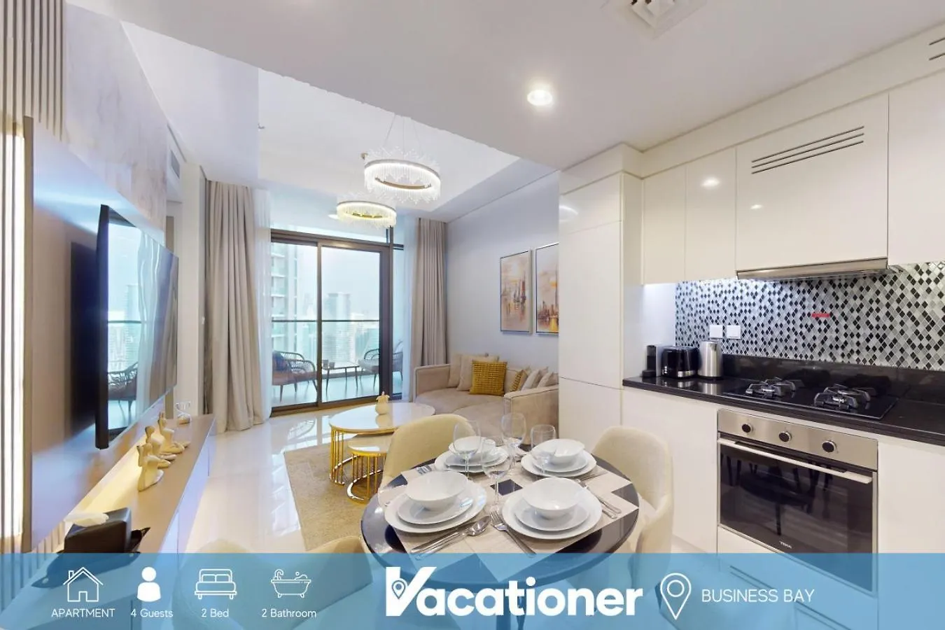 Aykon City - Exquisite Two Bedroom In Business Bay Dubai