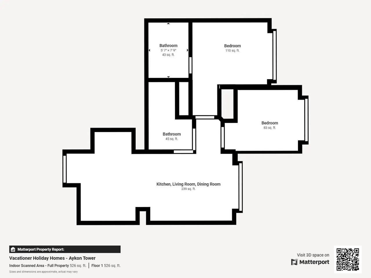 Aykon City - Exquisite Two Bedroom In Business Bay Dubai Apartment